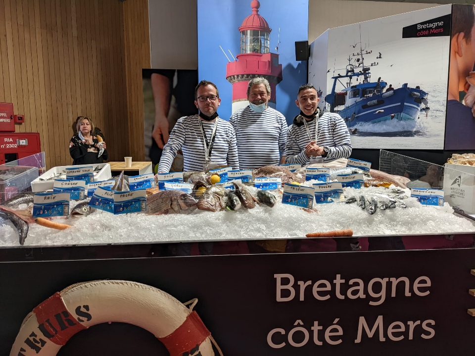 La filière pêche bretonne est présente au salon de l’agriculture