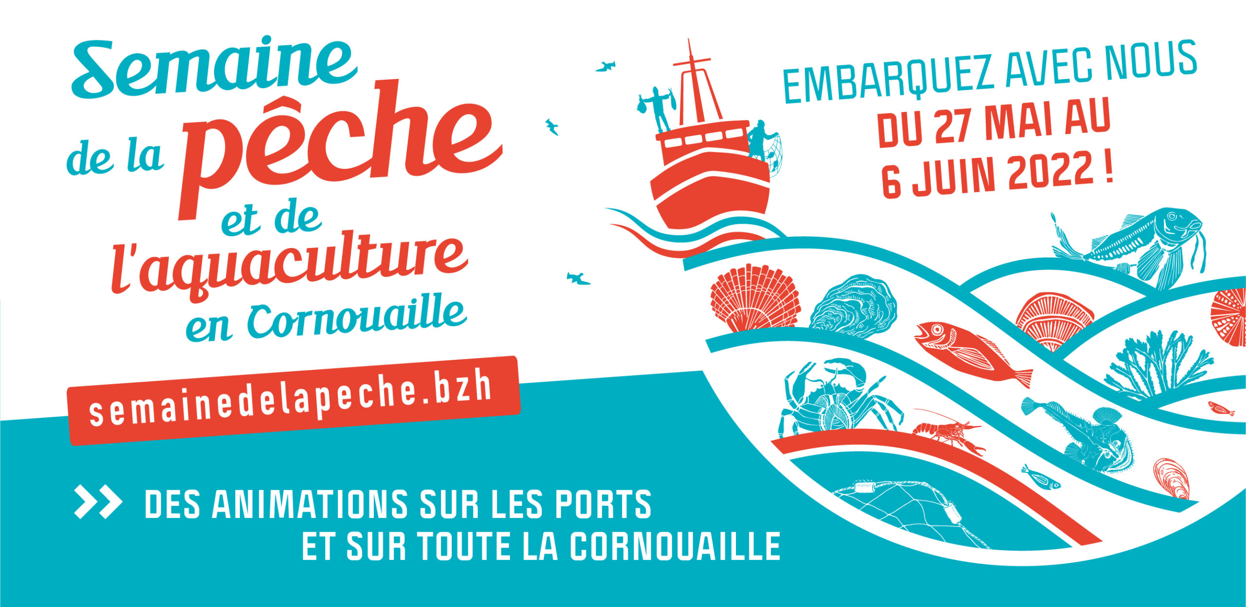 Semaine de la Pêche et de l’Aquaculture en Cornouaille, du 27 mai au 06 juin