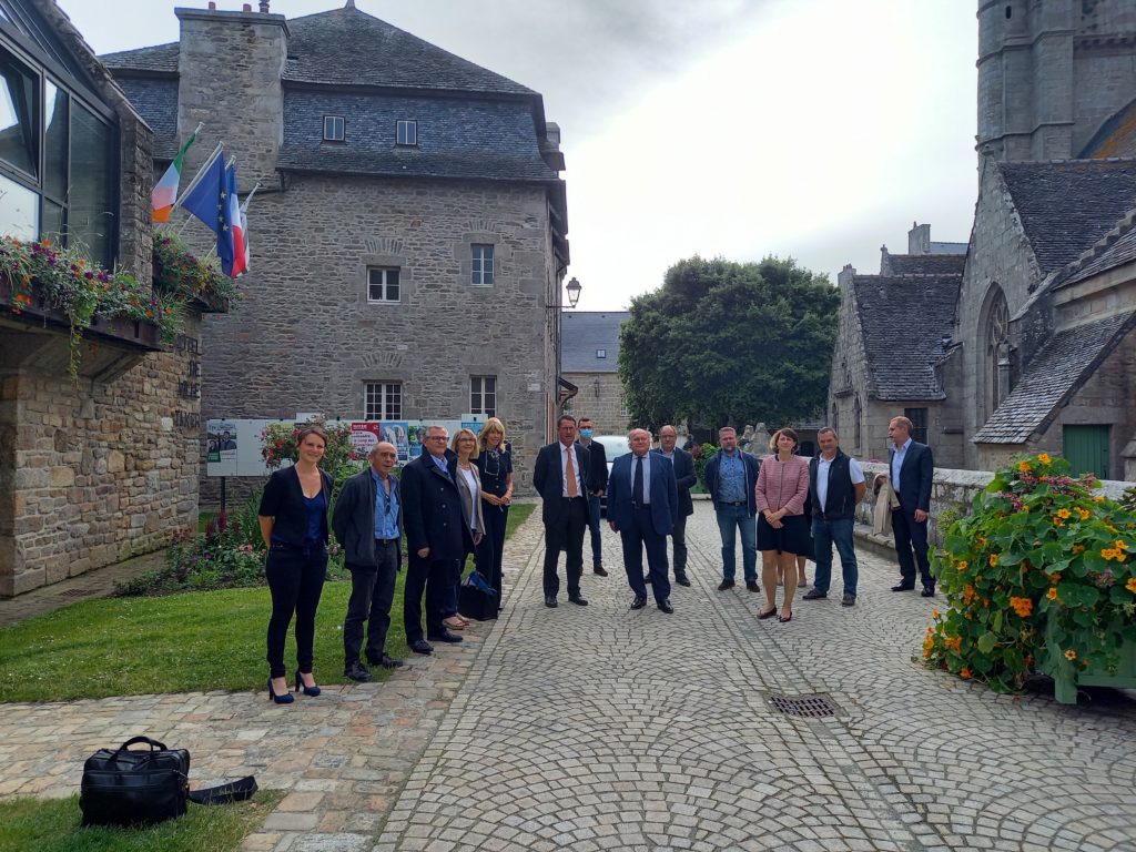 Breizhmer rencontre l'ambassadrice d'Irlande en France à Roscoff