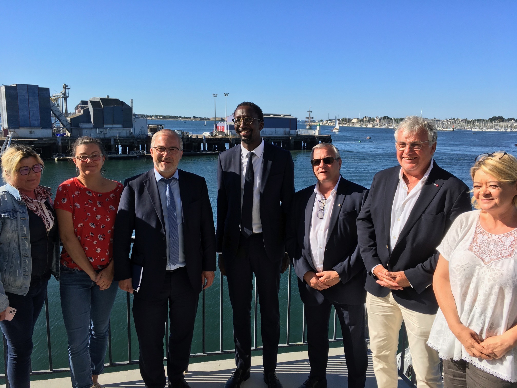 Rencontre entre le nouveau Secrétaire d’Etat à la Mer  et les filières halieutiques bretonnes.