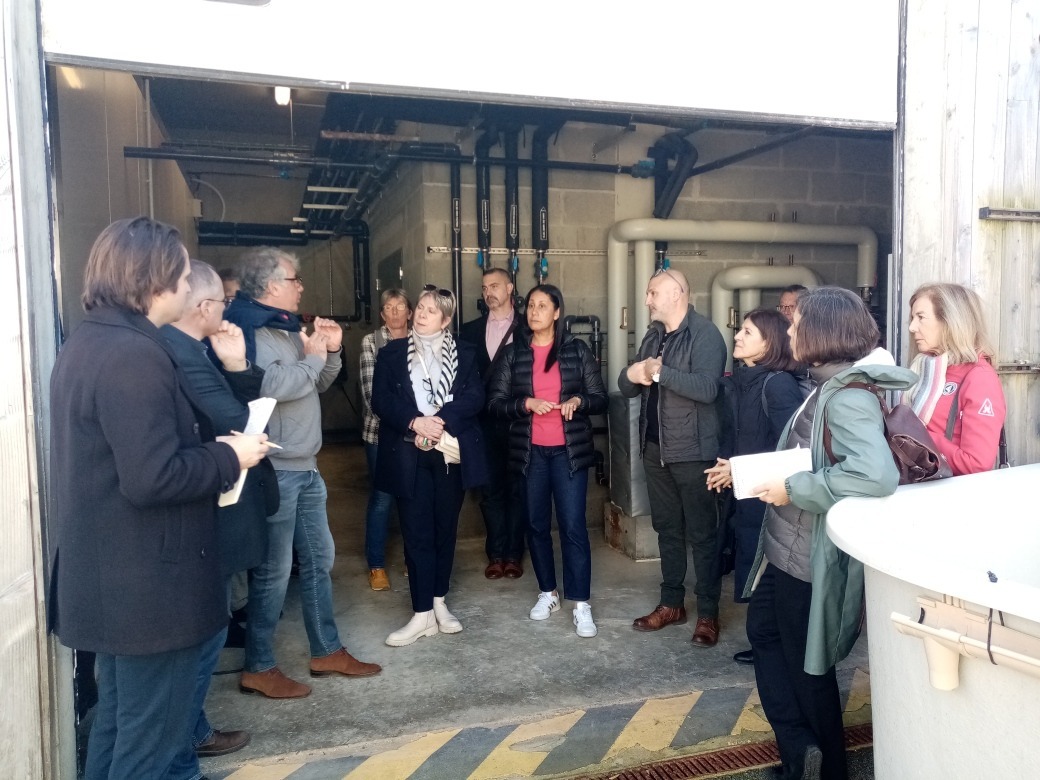 Visite des eurodéputés au centre de recherche appliquée Breizhmer