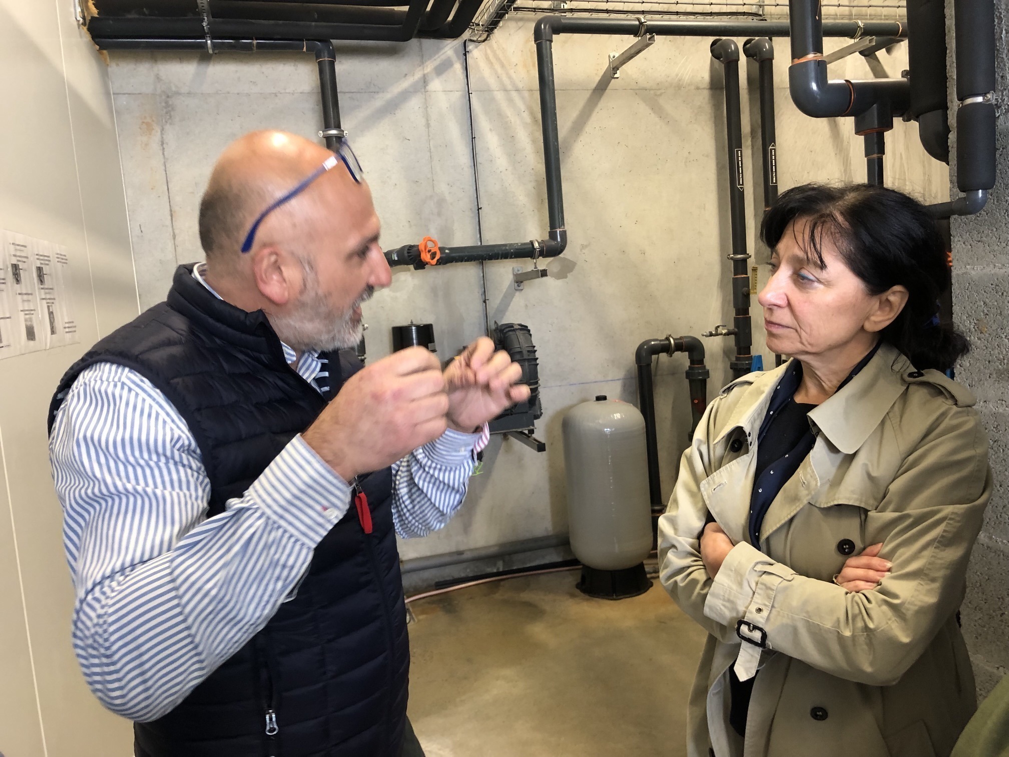 Visite de Madame Vitcheva, Directrice de la DG Mare (Commission Européenne) au CRAB