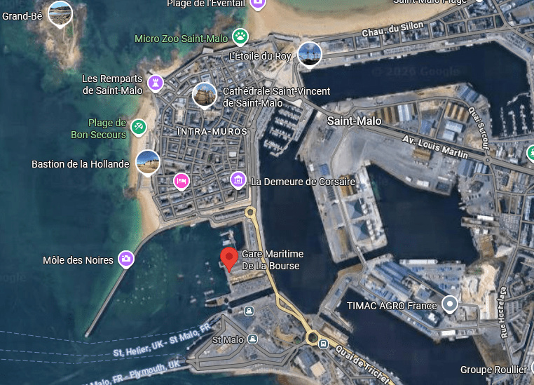 gare maritime de la Bourse à Saint-Malo